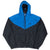 Vintage Nike Classic Swoosh Blue Hooded Windbreaker Jacket Late 1980S Size XL