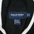 Polo Golf Ralph Lauren neck label and medium size tag inside black pullover jacket