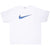 Vintage Nike Big Swoosh White Tee Shirt Late 1990S Size Xl Made In Usa