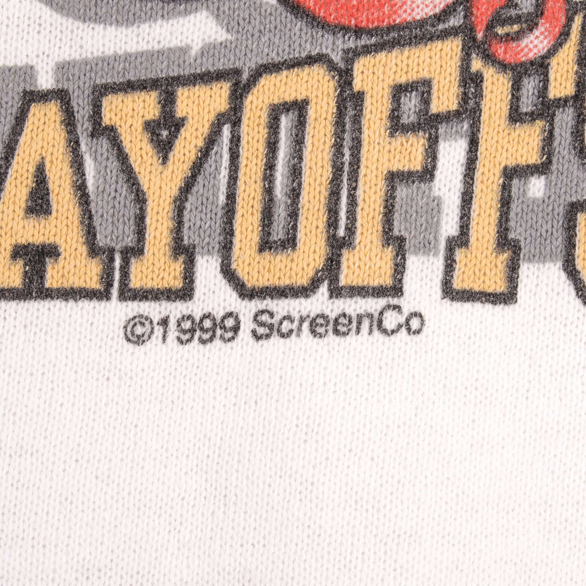 Vintage Ncaa Nebraska State Scriber Snider Football Playoff 1999 Sweatshirt Size XL