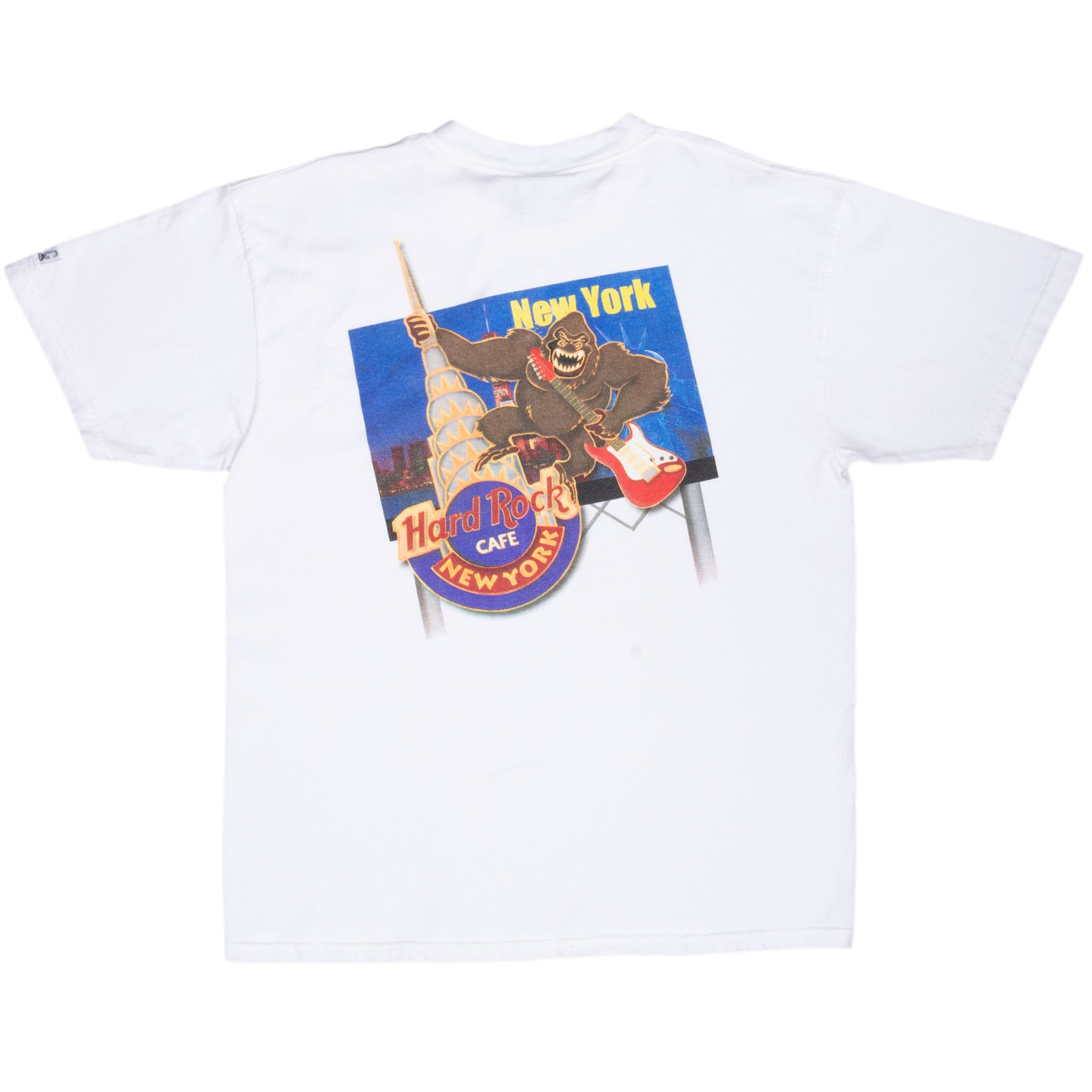 Vintage Hard Rock Cafe New York Tee Shirt 1990S Size Large Made In Usa