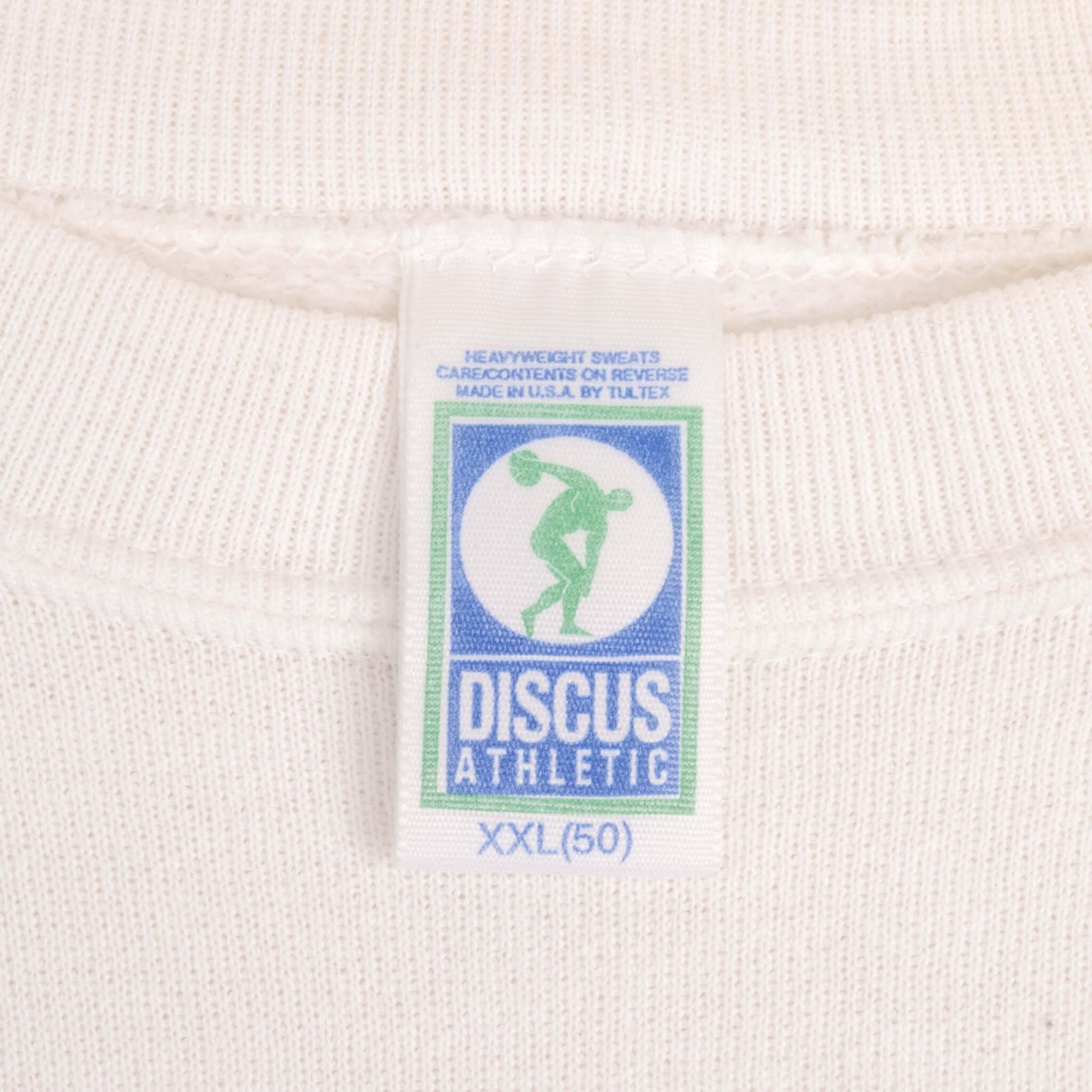 Vintage NCAA Unlv Las Vegas Running Rebels White Sweatshirt 1990S Size 2XL Made In USA