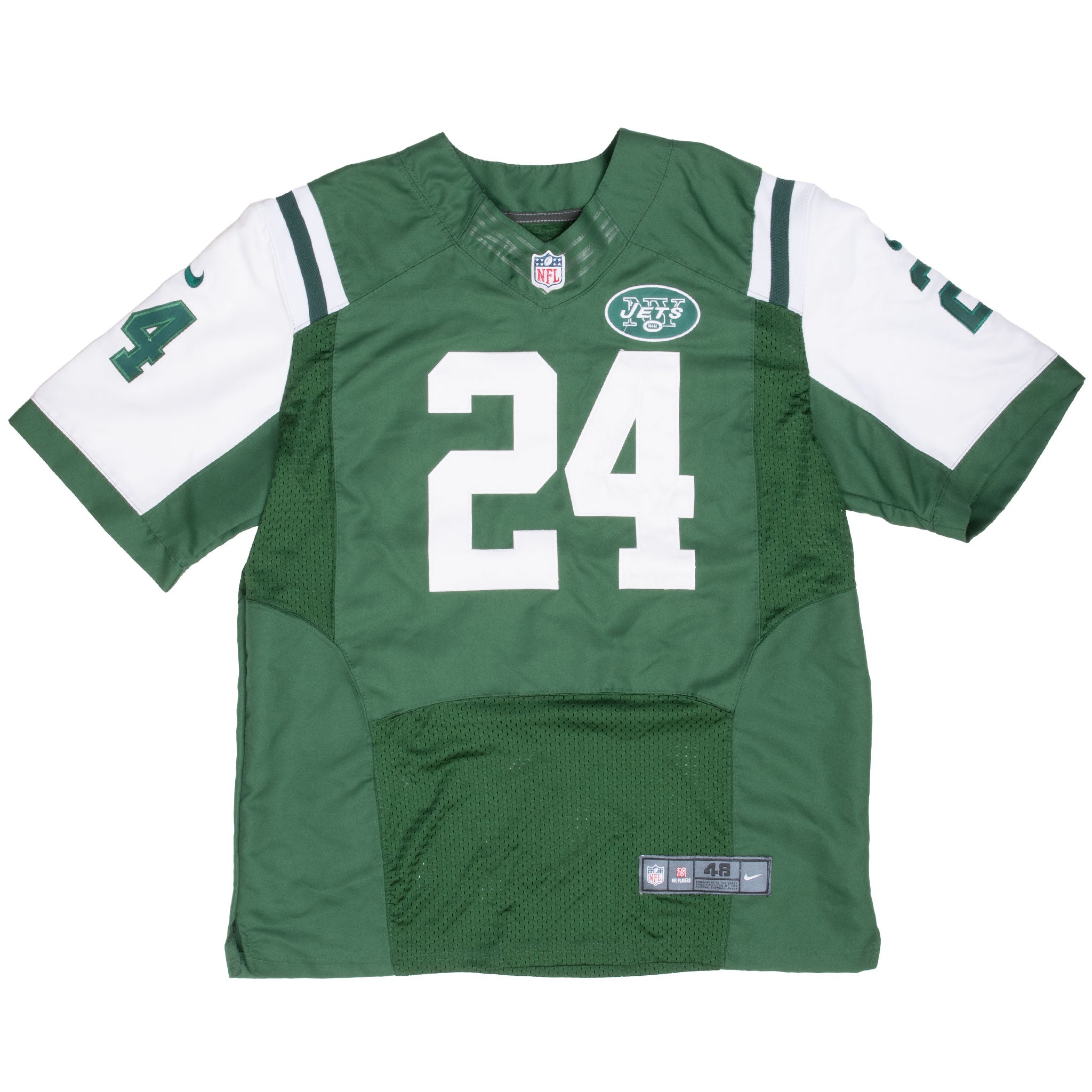 Vintage Nfl Nike New York Jets Revis #24 Jersey Size 48