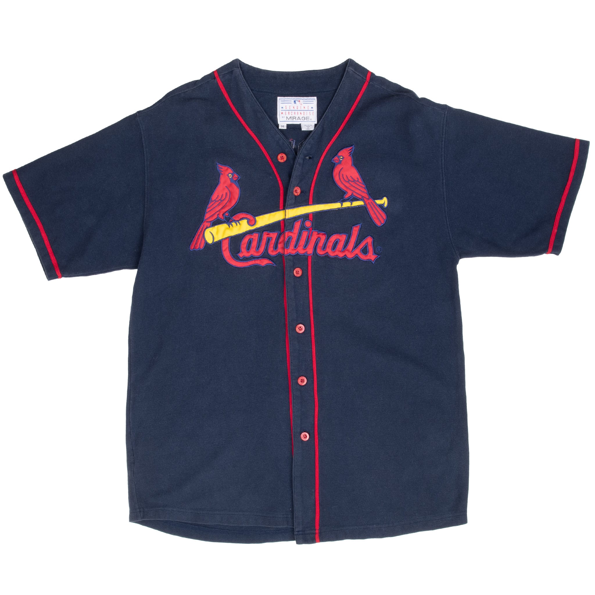 Vintage Mlb St Louis Cardinals Mcgwire #25 Jersey 1990S Size Medium