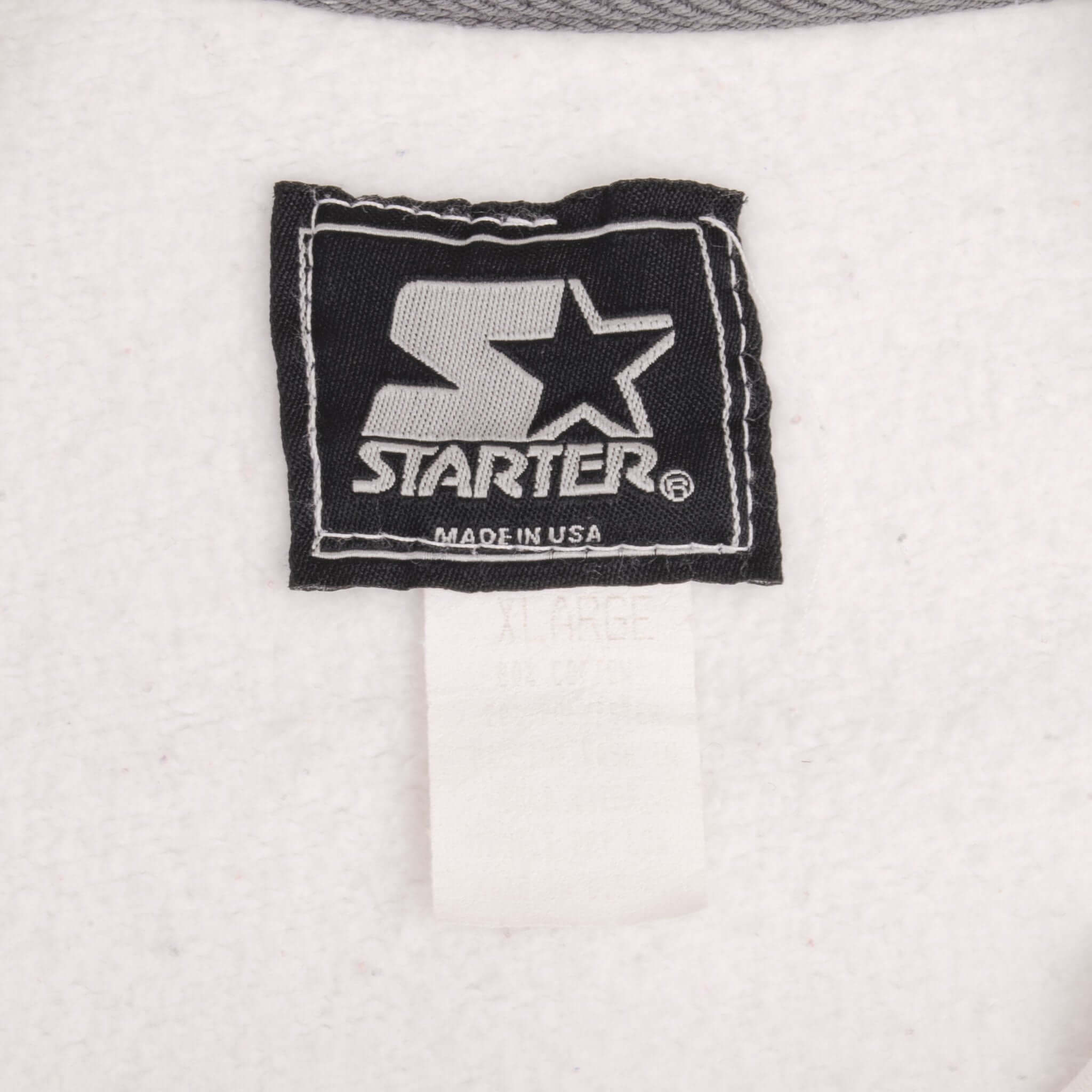 Vintage Nfl Miami Dolphins Football 1990S Starter White Sweatshirt Size Xl Made In USA