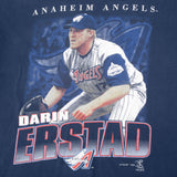 Vintage Mlb Anaheim Angels Darin Erstad 1999 Tee Shirt Size Large