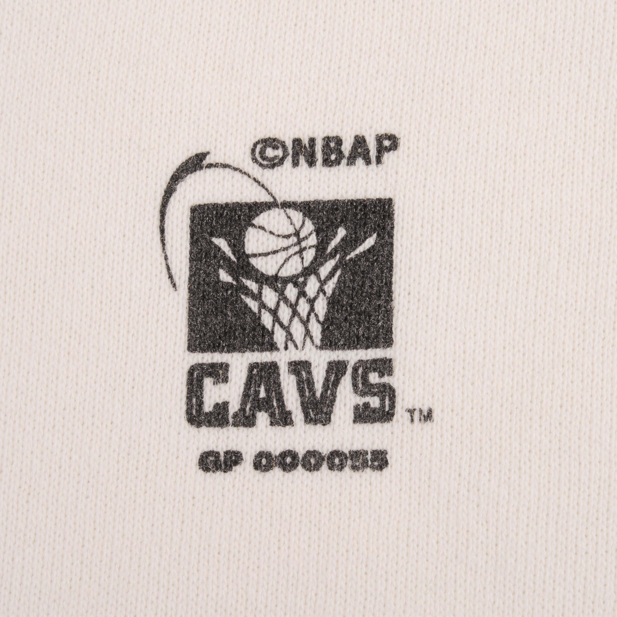 Vintage Nba Cleveland Cavaliers 1990S White Sweatshirt Size 2XL Made In Usa