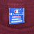 Champion XX-Large Made in USA neck label on maroon T-shirt