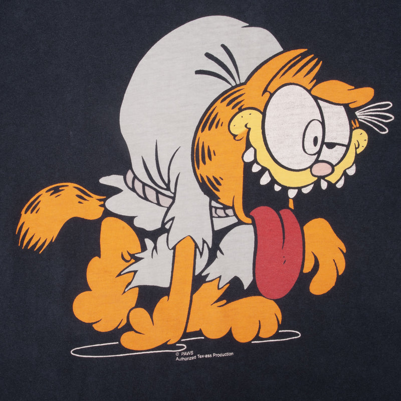 Vintage Garfield Zombie 1990S Tee Shirt Size Large