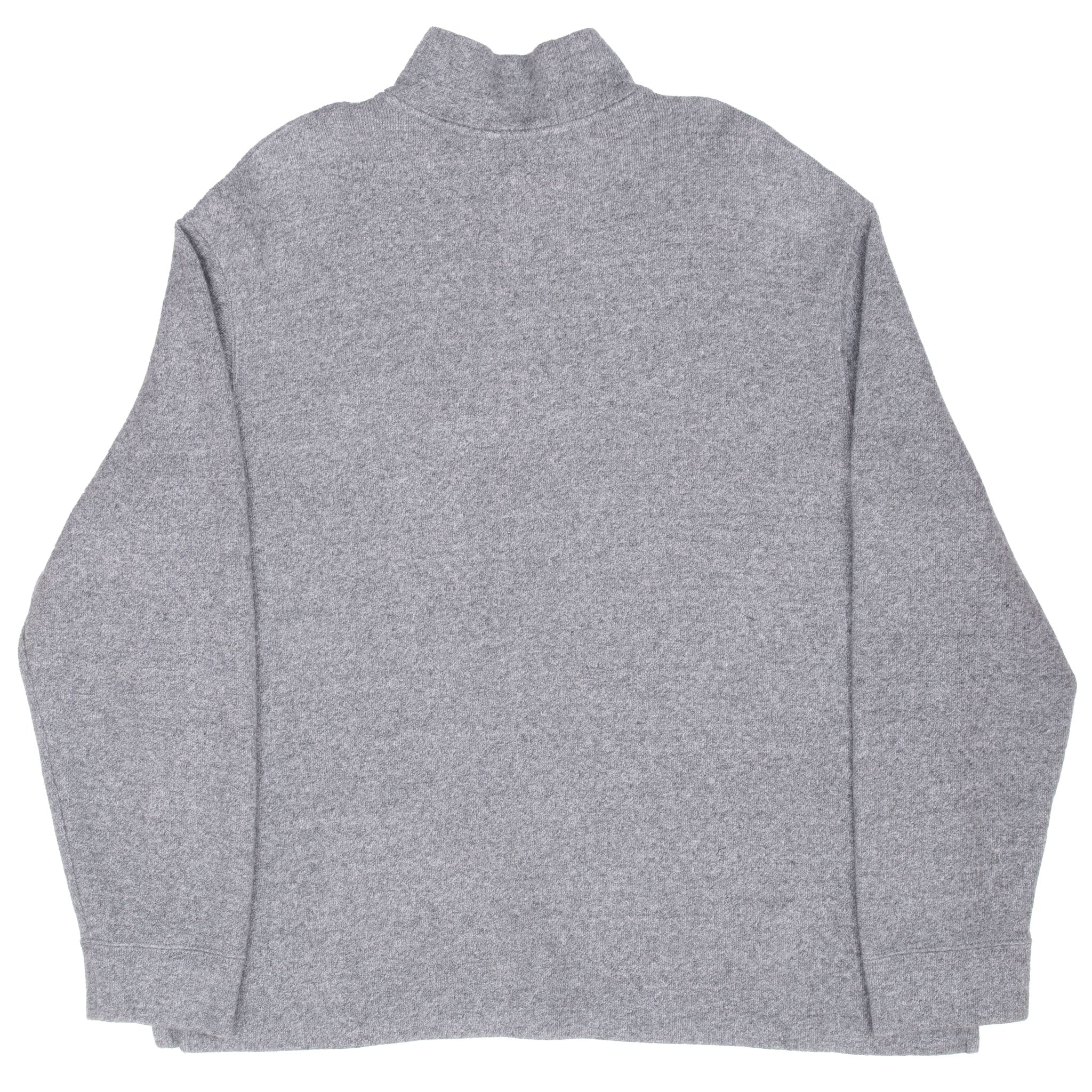 Vintage Polo Ralph Lauren Grey Quarter 1/4 Zip Sweater 1990S Size 2XL