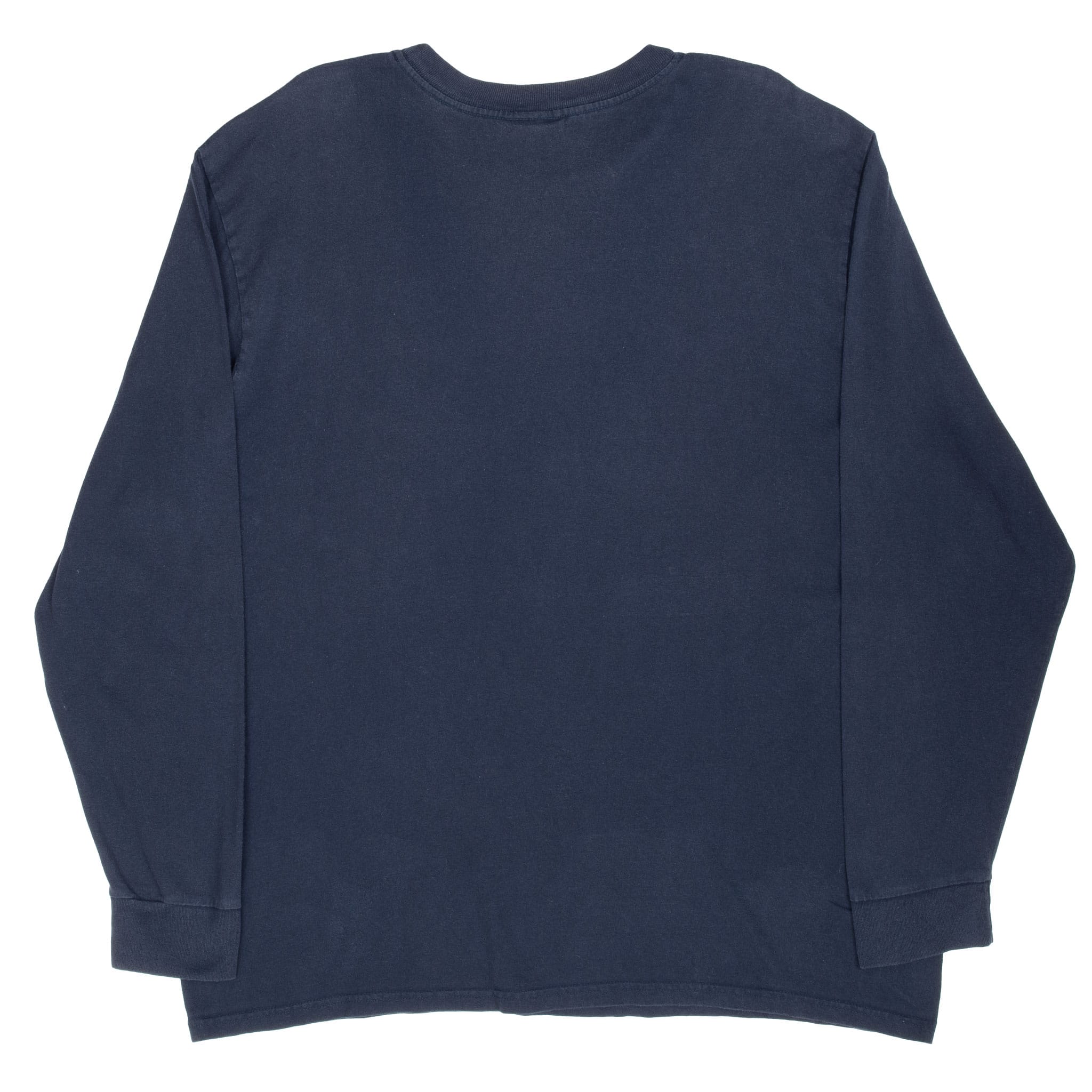 VINTAGE RALPH LAUREN POLO JEANS BLUE LONG SLEEVE TEE SHIRT 1990S 2XL