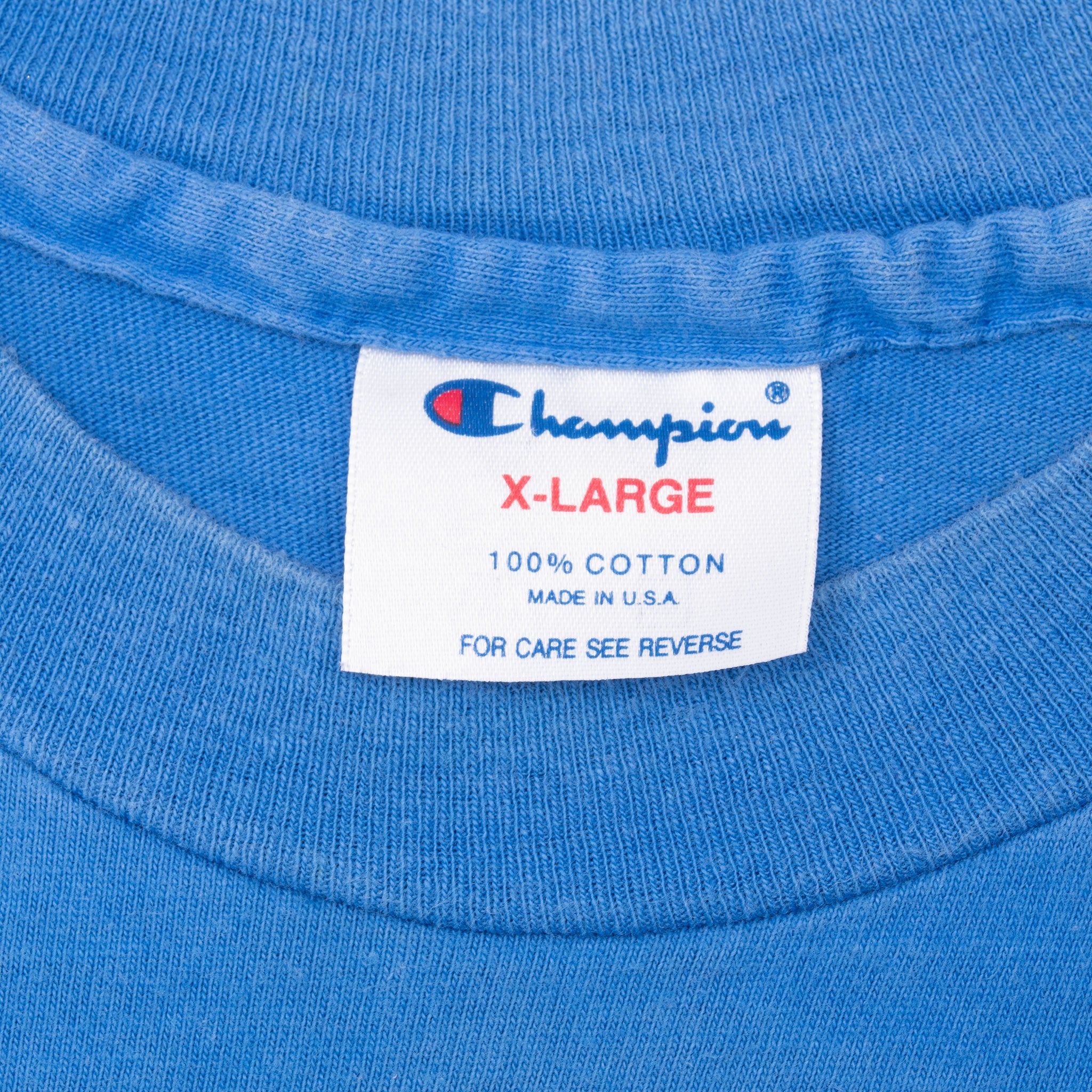 Vintage Nfl Los Angeles Rams Champion 1990S Tee Shirt Large Made In Usa With Single Stitch Sleeves