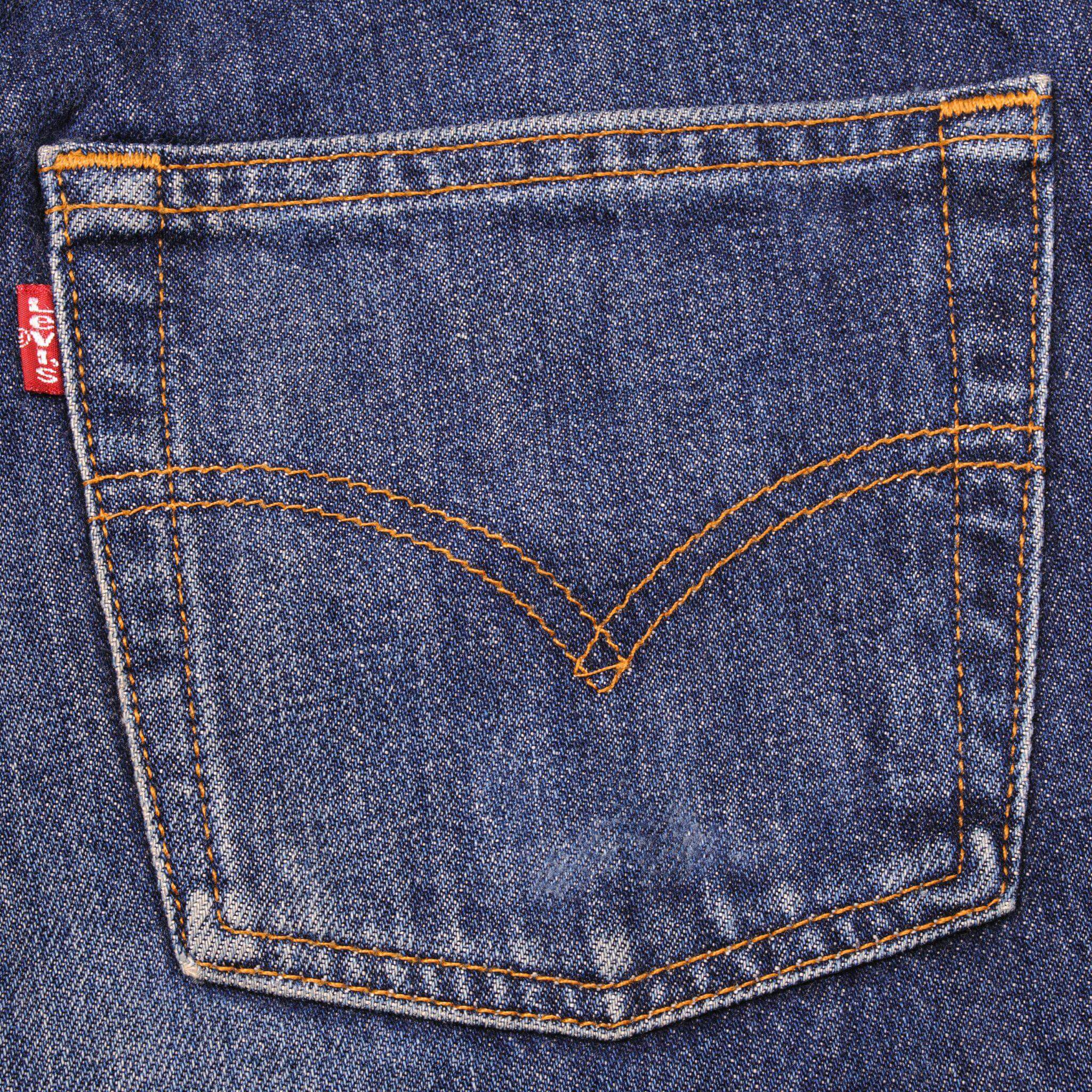 VINTAGE LEVIS 501 JEANS INDIGO SIZE W27 L28 MADE IN USA