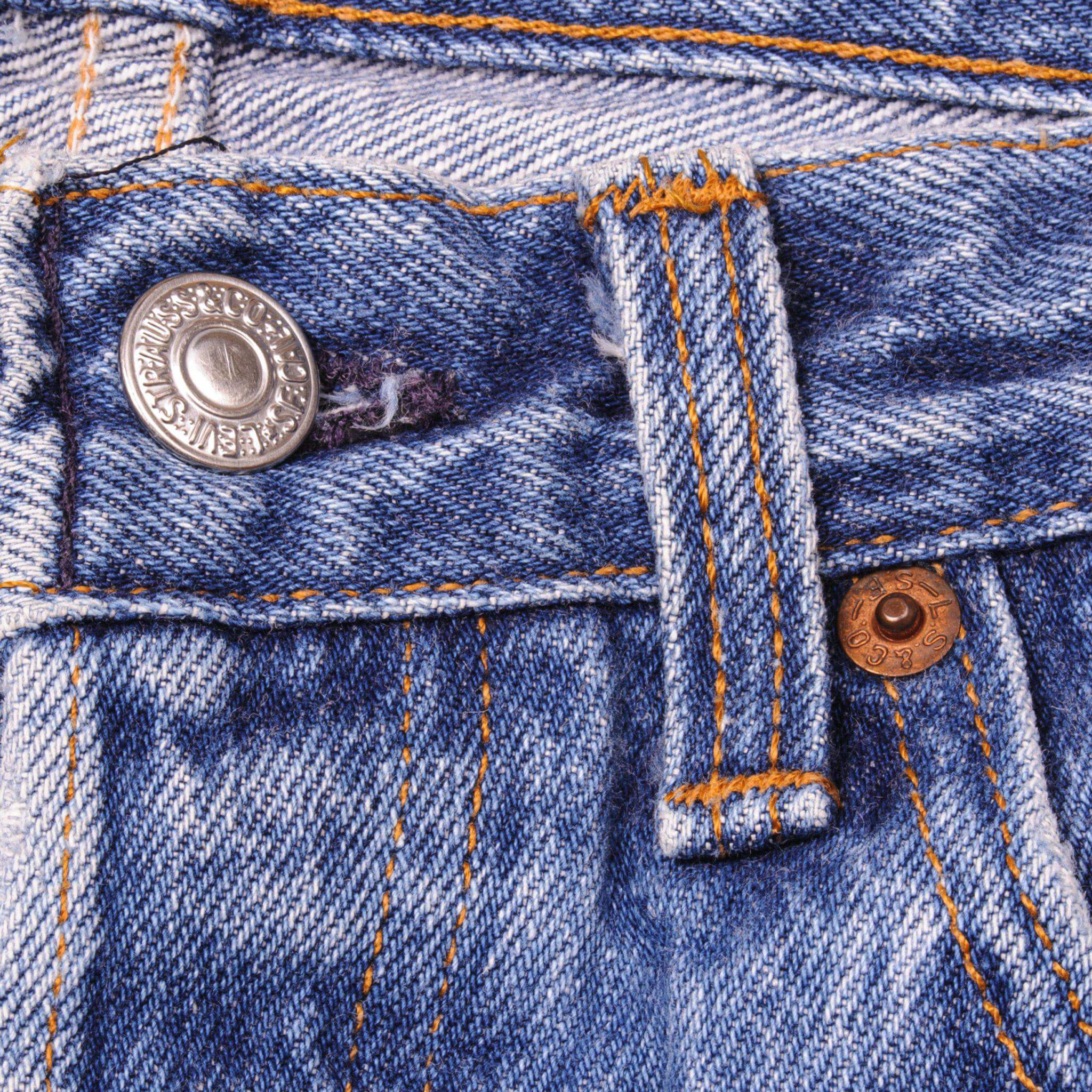 VINTAGE LEVIS 501 JEANS INDIGO 1980s SIZE W29 L29 MADE IN USA