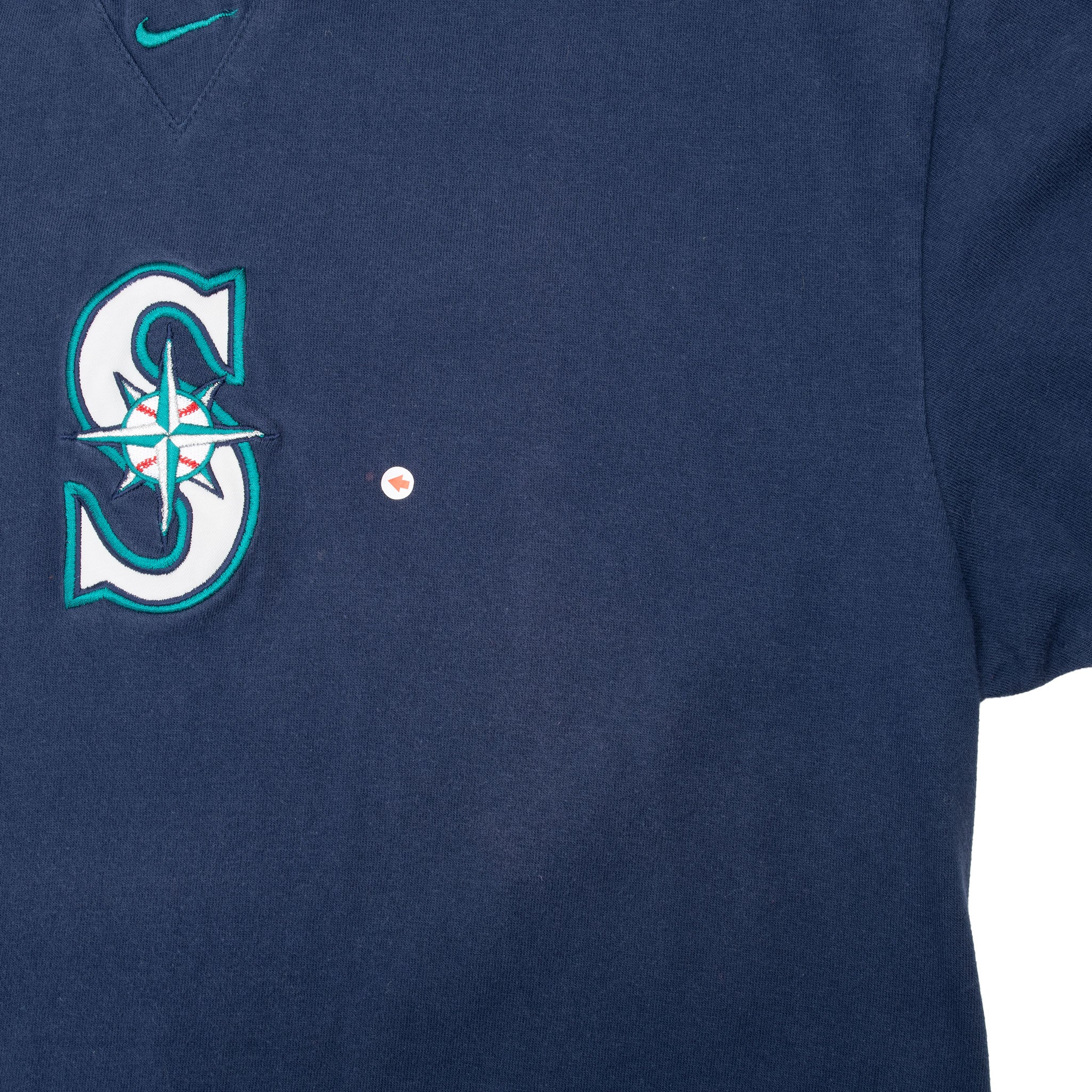 VINTAGE MLB SEATTLE MARINERS EMBROIDERED 2000S NIKE TEE SHIRT MEDIUM