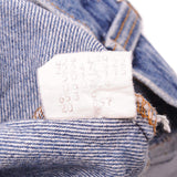 Beautiful Indigo Levis 501 Jeans 1985-1988 Made in USA with a medium blue wash and a nice contrast between light and medium blue.  Size on Tag 29X30  ACTUAL SIZE 29X29  Back Button #653