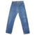 Beautiful Indigo Levis 501 pair of jeans Medium Blue Wash with a nice contrast of light  and medium blue.  Size 30x29.5  Back Button #520