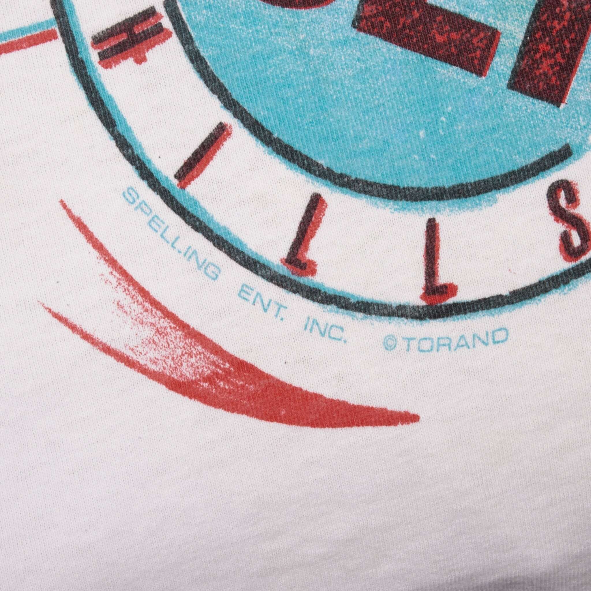 Vintage TV Show Berverly Hills 90210 Tee Shirt 1990S Size Large Made In USA With Single Stitch Sleeves