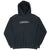 Vintage Nike Spellout Swoosh Black Hoodie Sweatshirt 2000S Size XL