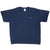 Vintage Nike Classic Swoosh Navy Blue Tee Shirt 2000S Size 2XL Made In USA