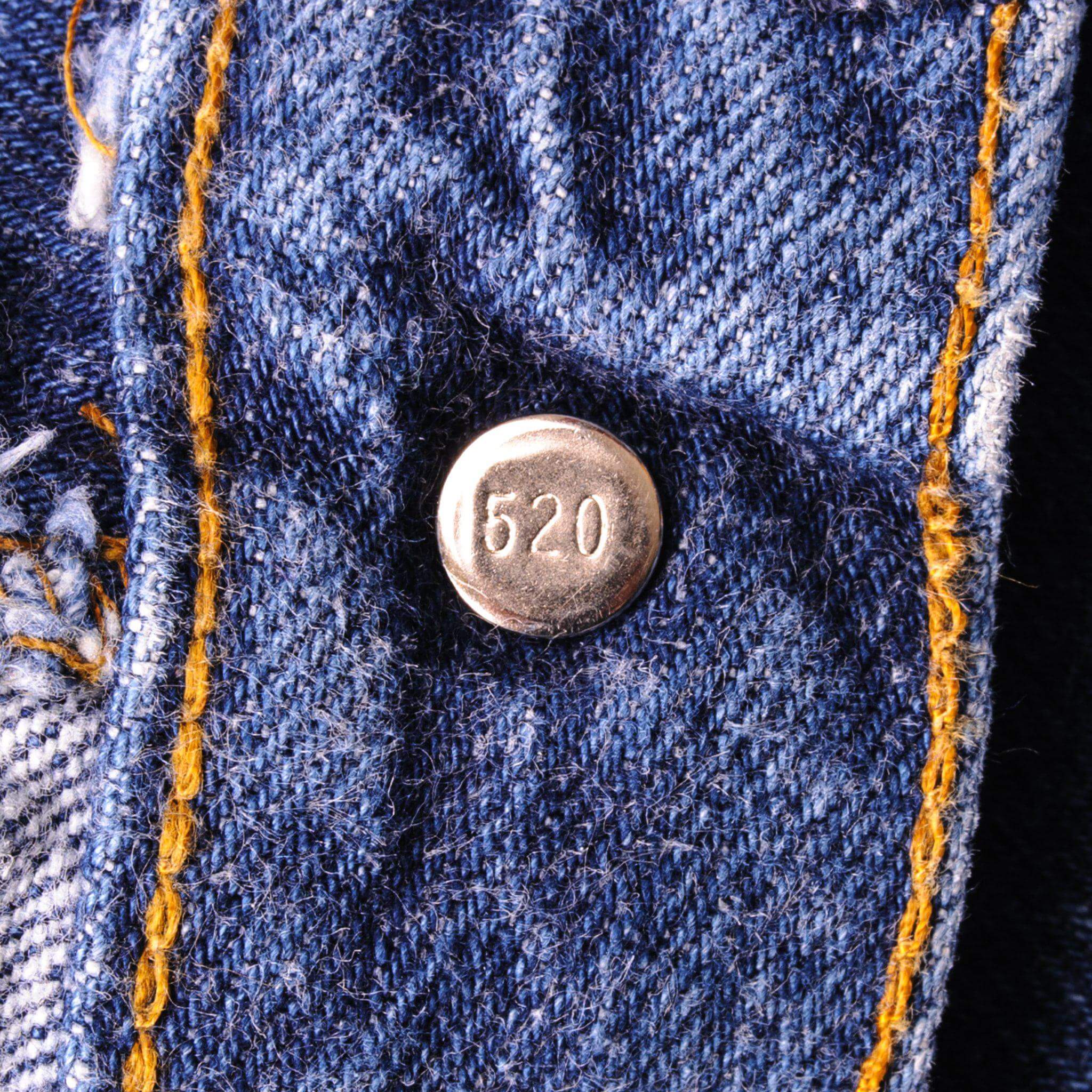 VINTAGE LEVIS 501 JEANS INDIGO 1980s SIZE W29 L35 MADE IN USA