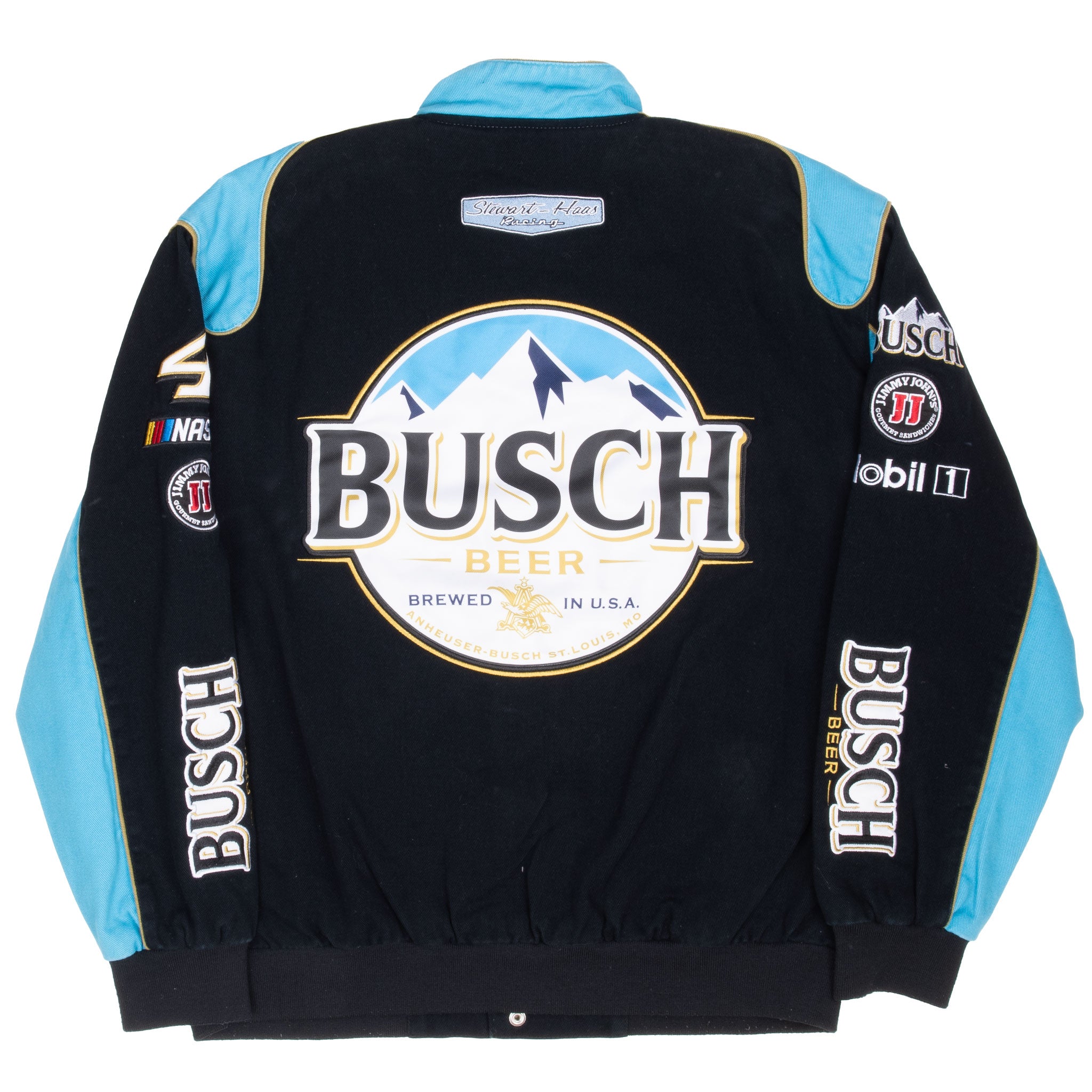 Vintage Nascar Kevin Harvick Busch Racing Jeff Hamilton Jacket 2000S Size Large