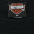 Harley-Davidson Motor Cycles neck tag marked 2X inside black T-shirt