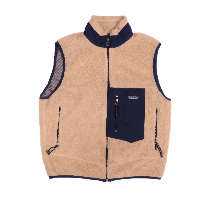 VINTAGE PATAGONIA RETRO X FLEECE DEEP PILE SLEEVELESS JACKET 90s MEDIU Vintage rare usa