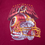 Vintage Nfl Washington Redskins 1995 Tee Shirt Size XL Made In Usa