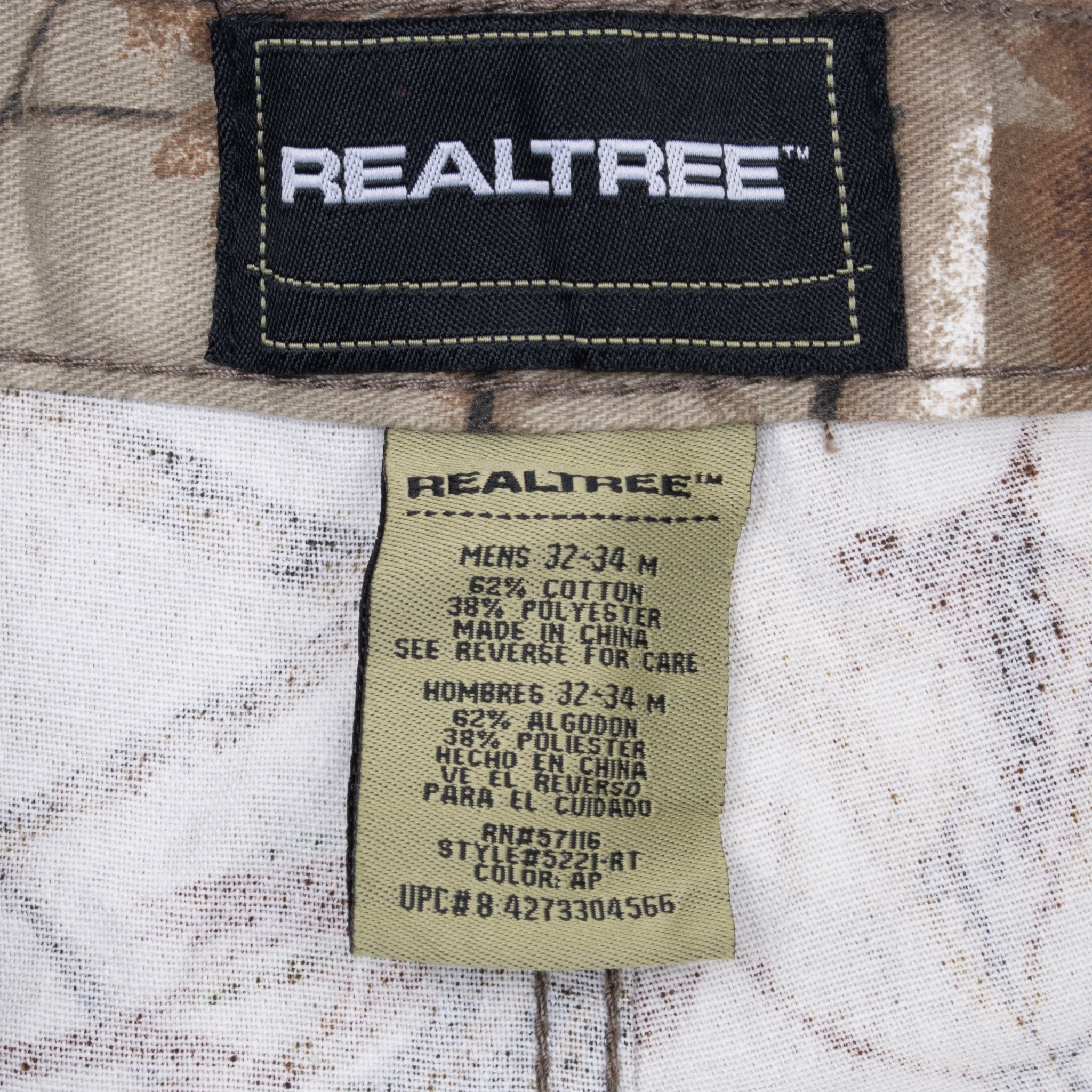 Vintage Realtree Hunting Camo Cargo Pants Size 32X32