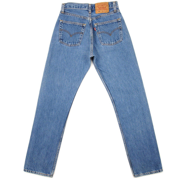 VINTAGE LEVIS 501 JEANS INDIGO 90S WOMAN SIZE W26 L29 MADE IN USA