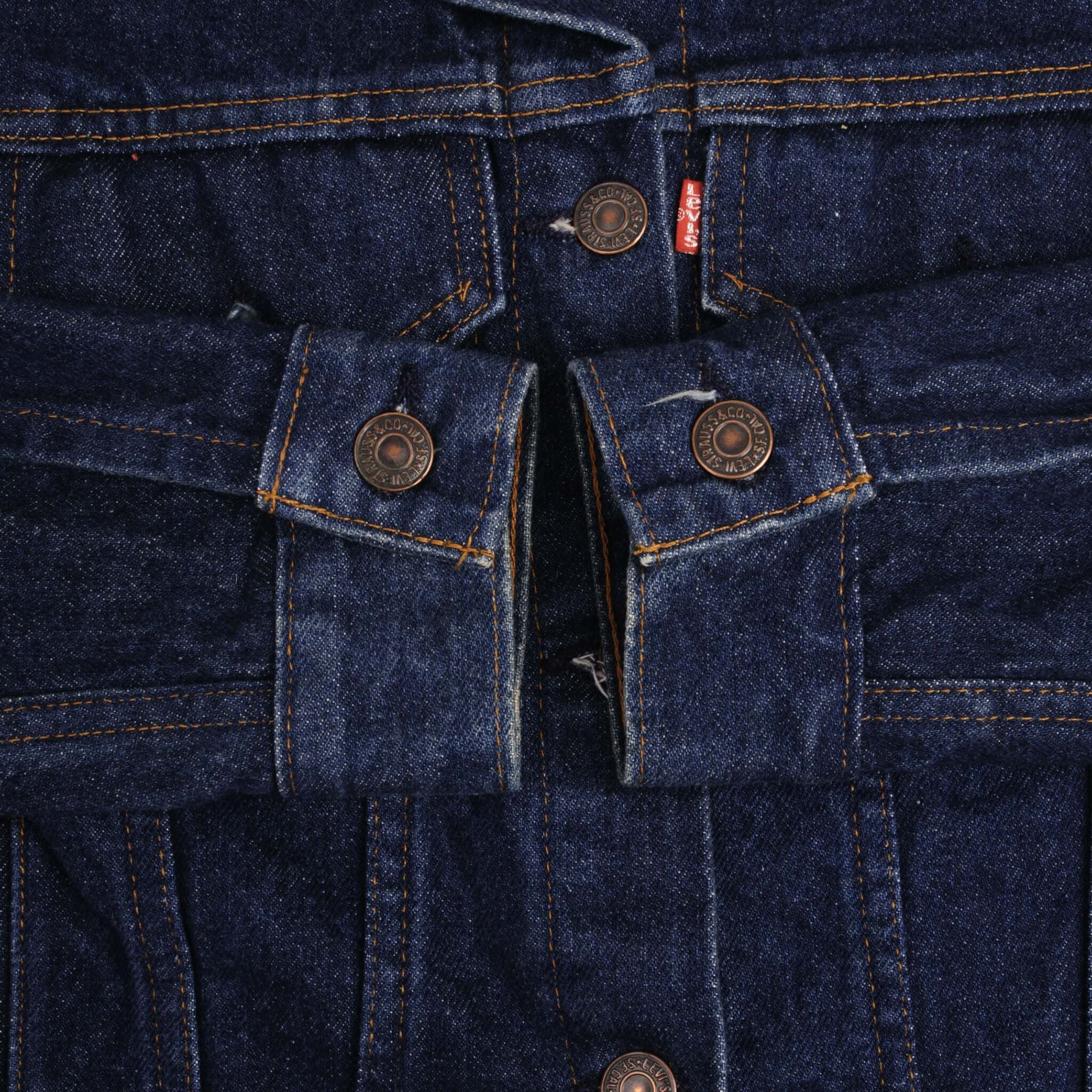 VINTAGE LEVIS TYPE 3 DENIM JACKET 76581 0214 4 POCKETS 1980S VINTAGE LEVIS TYPE 3 DENIM JACKET 76581 0214 4 POCKETS 1980S