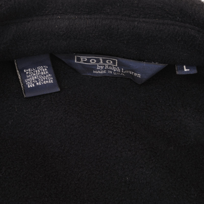 Vintage Polo Ralph Lauren Fleece Jacket Size Large Made In USA