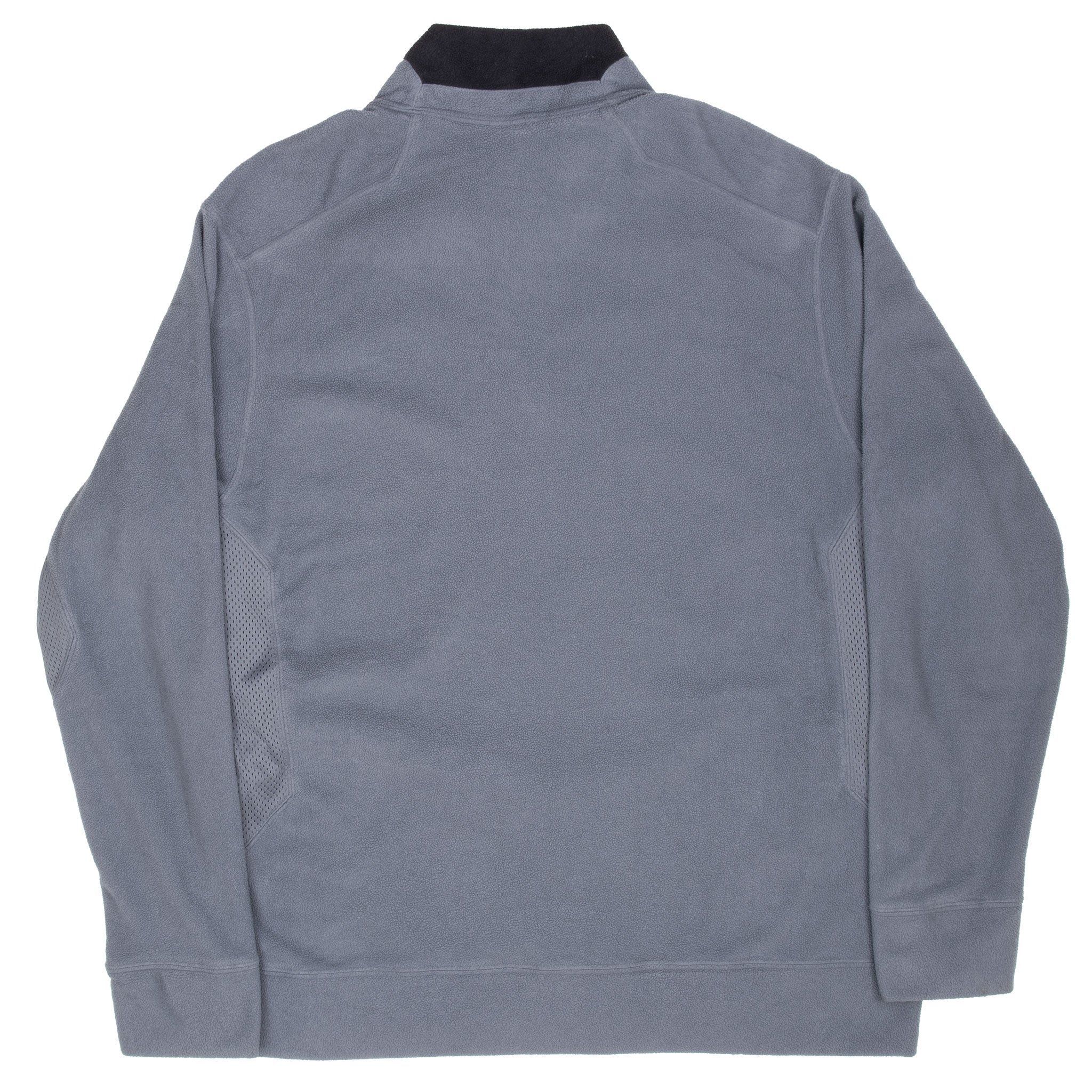 Vintage Nike Classic Swoosh Dark Grey Fleece Jacket 2000S Size XL