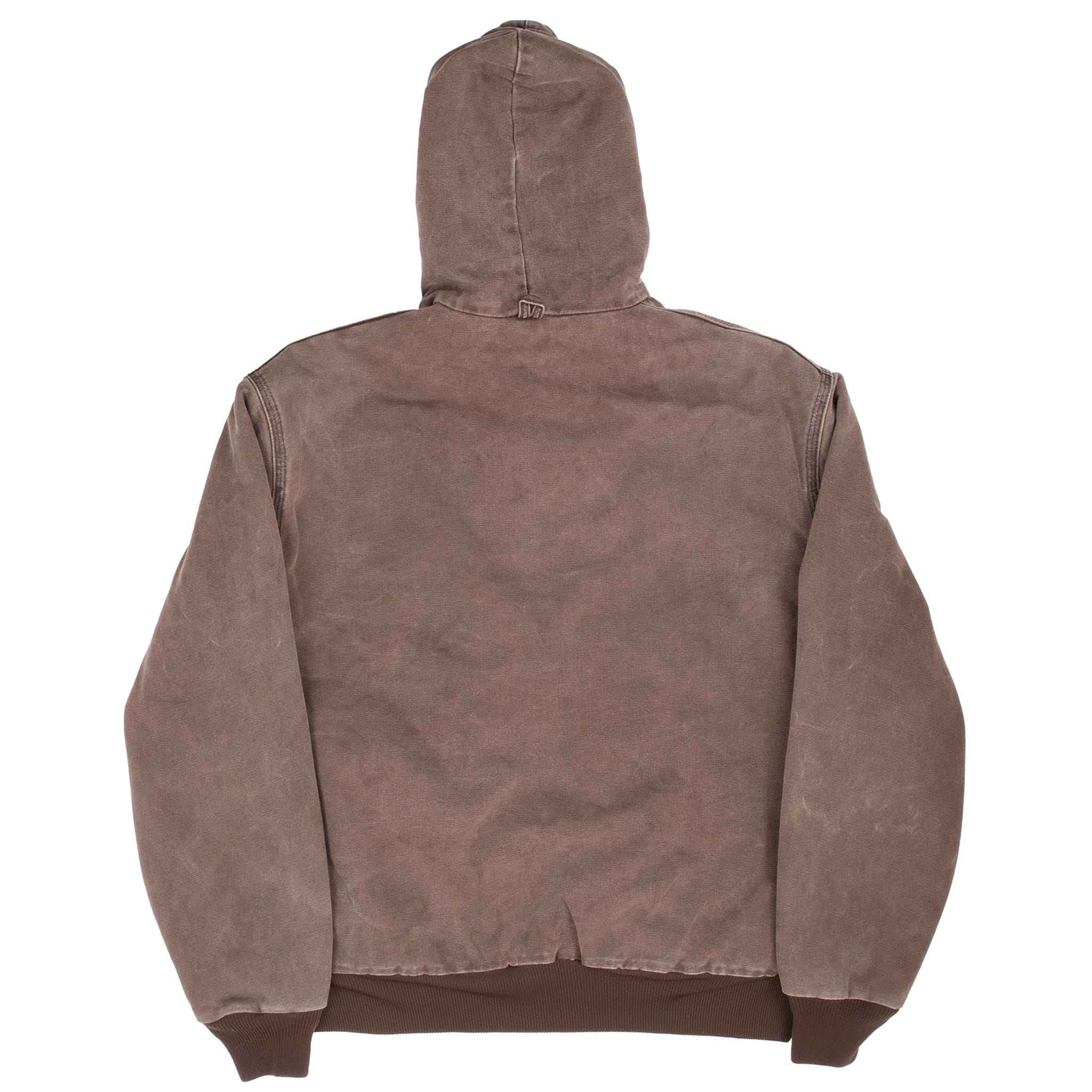 Vintage Carhartt Brown Hooded Active Jacket J68Cht 2001 Size Large