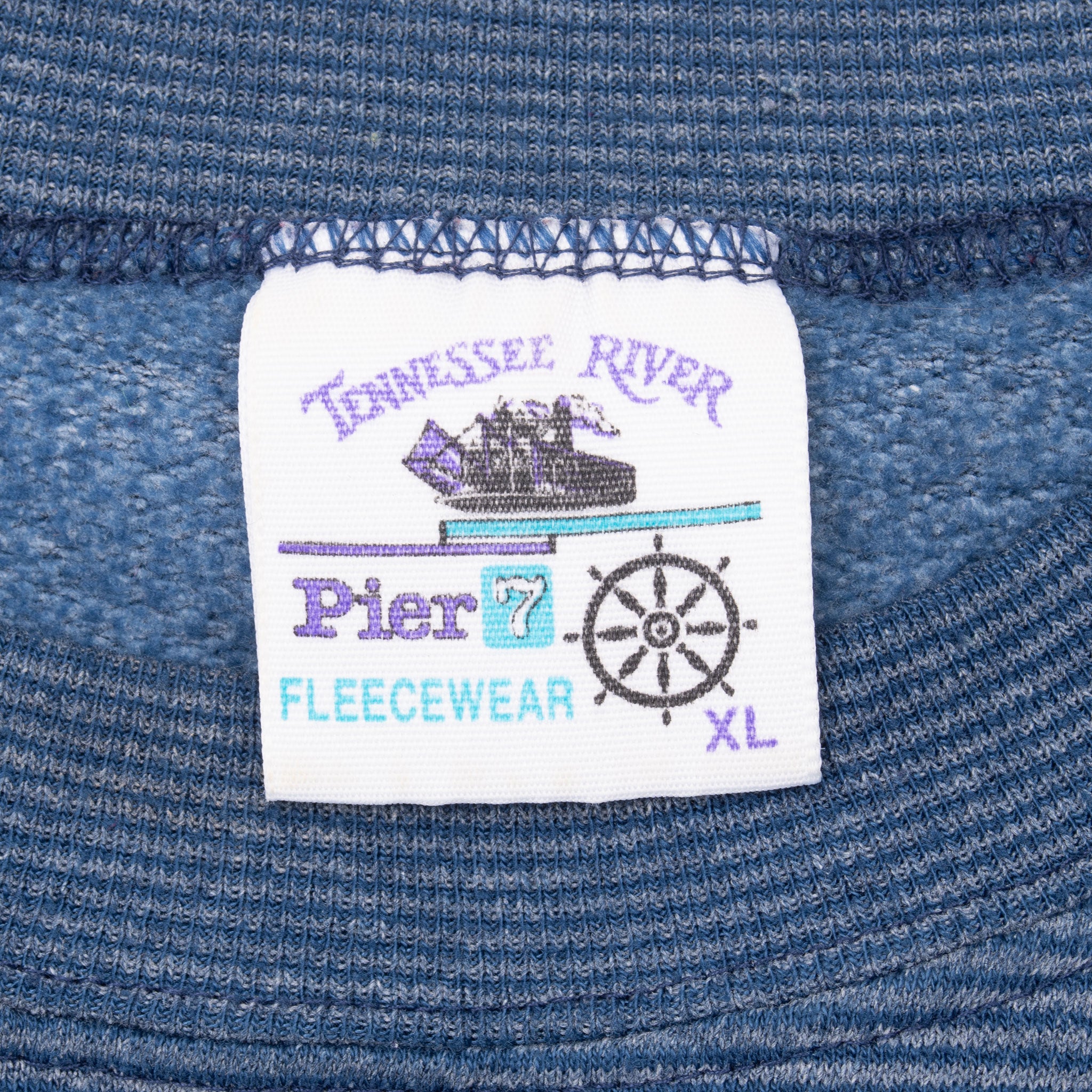 Vintage Penn State University Striped Sweatshirt Size XL 1990S Made In Usa