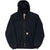 Vintage Carhartt Black Hooded Active Jacket J140Blk 2010 Size Medium Made In Usa