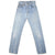 Beautiful Indigo Levis 501 Jeans Made in USA from 1984-1985 with a light blue wash and some beautiful light whiskers.  Size 26x31  Back Button #524