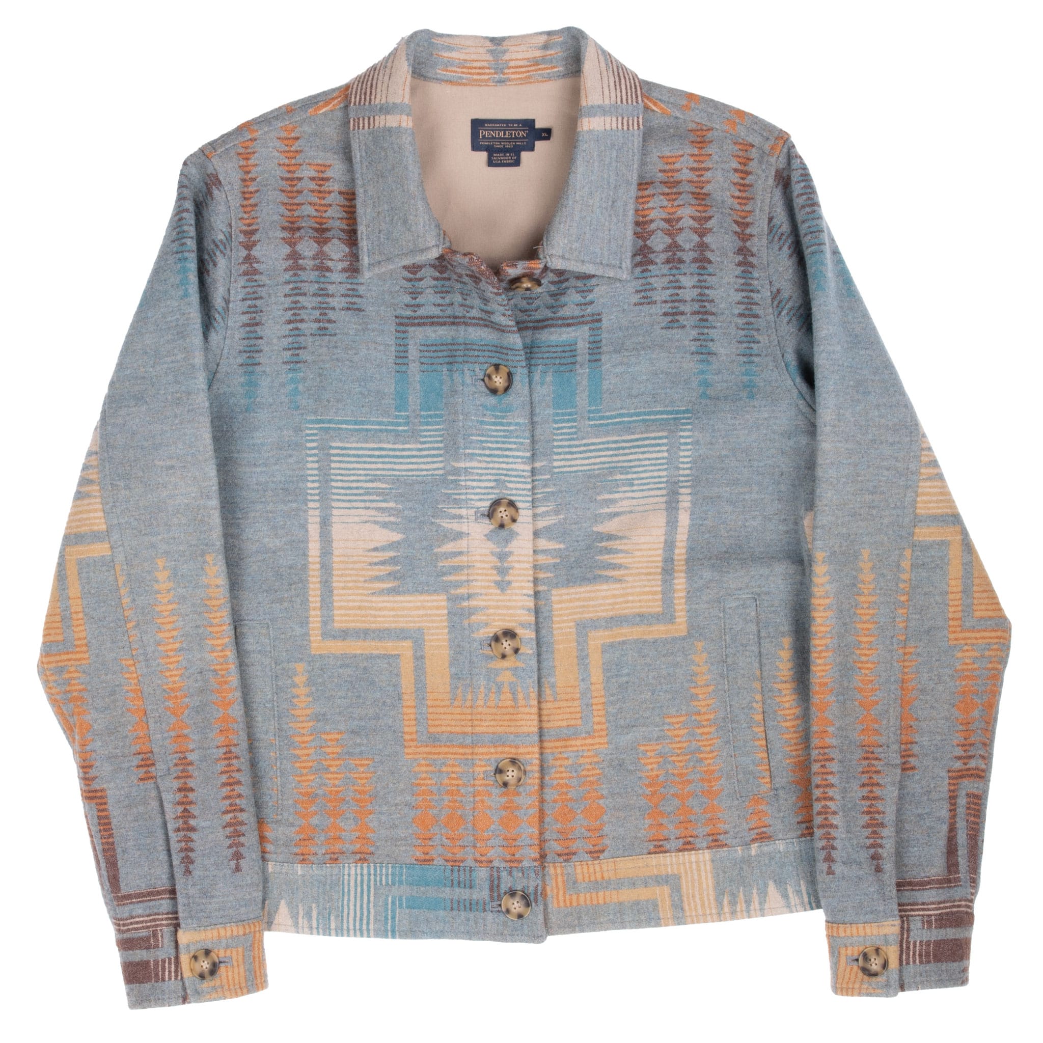 Vintage Pendleton Navajo Aztec Wool Jacket 2000S Size Xl