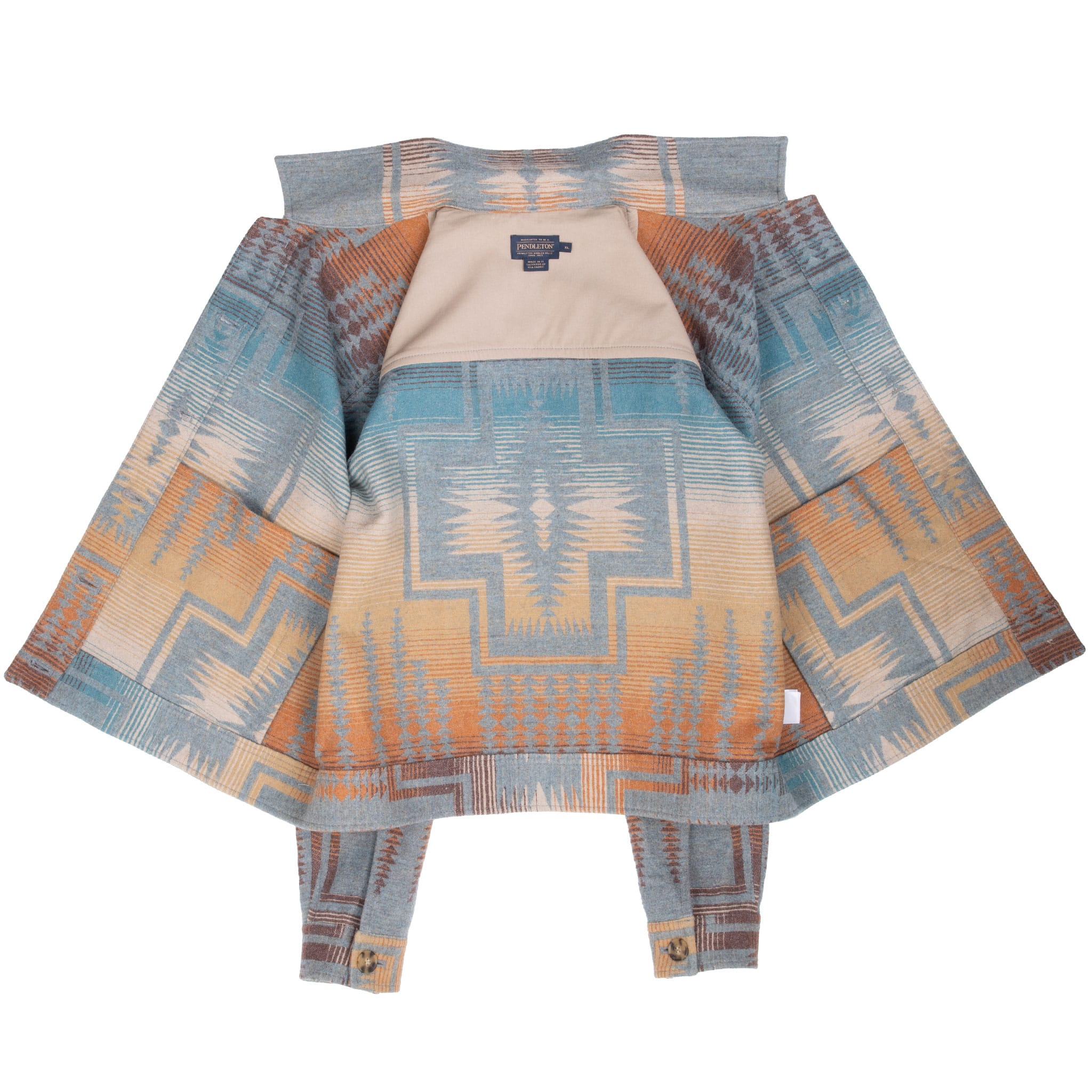 Vintage Pendleton Navajo Aztec Wool Jacket 2000S Size Xl