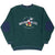 Vintage Disney Mickey Mouse Embroidered 1990S Pine Green Sweatshirt Size Medium