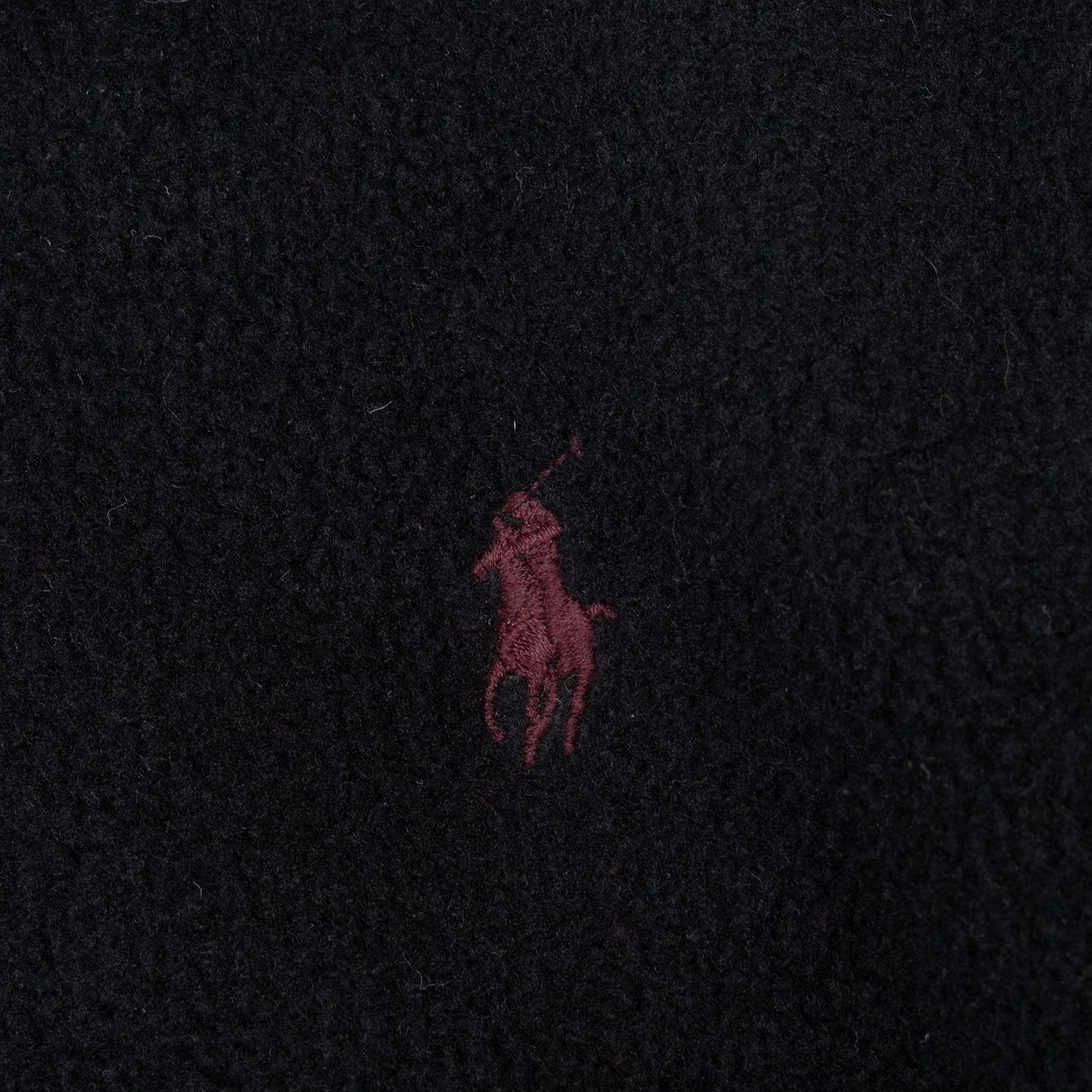 Vintage Polo Ralph Lauren Black Fleece Golf Jacket Size Small Made In Usa