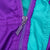 Vintage Nike Swoosh Purple Neon Windbreaker Jacket Late 1980S Size Large
