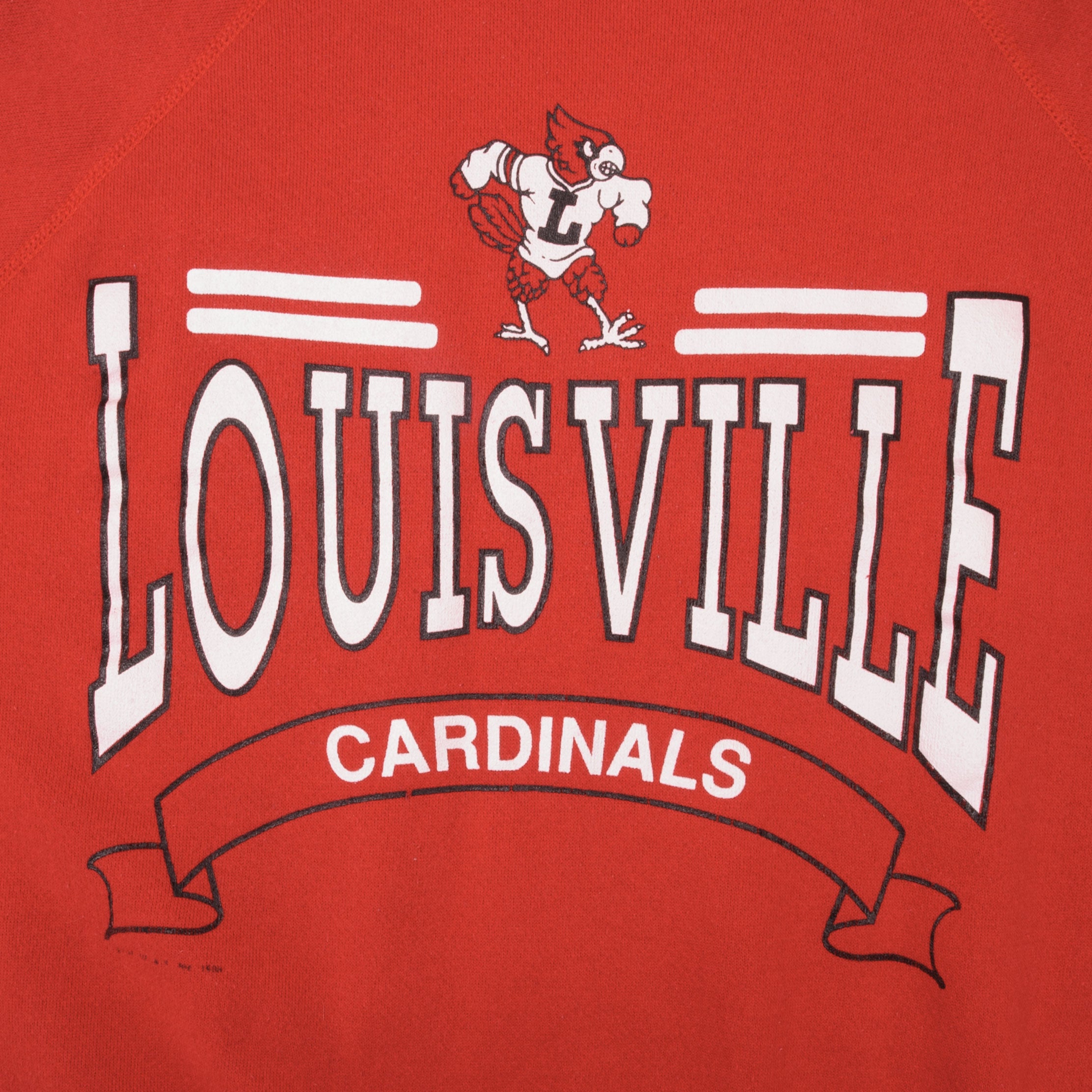 Vintage University of Louisville Cardinals Sweatshirt Large 
