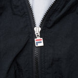 Vintage Fila Black Windbreaker Jacket 1990S Size Medium