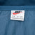 Vintage Nike Swoosh Blue Windbreaker Pullover Jacket 1990S Size Medium