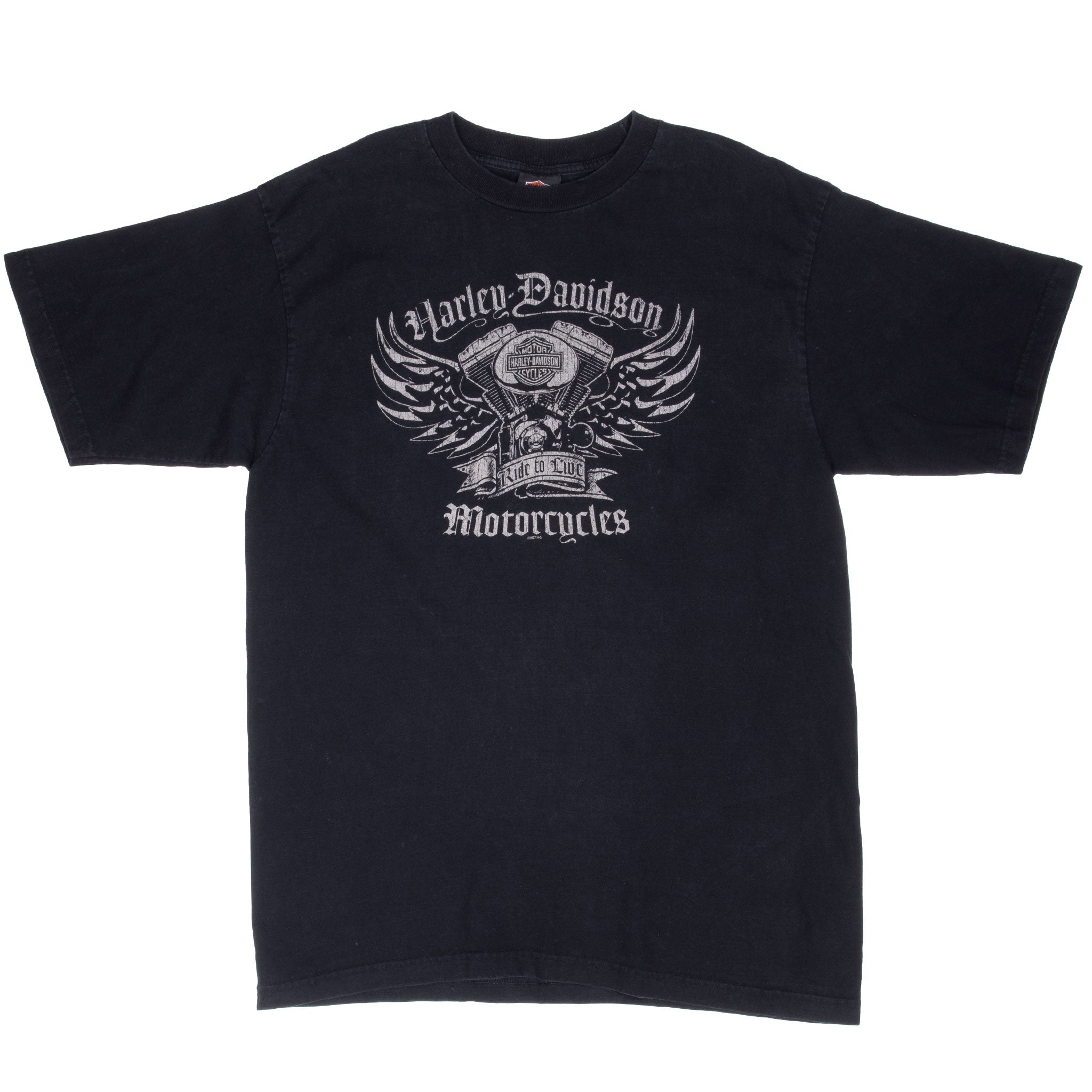 Vintage Harley Davidson Ketchikan Alaska 2007 Tee Shirt Size Large Made In Usa