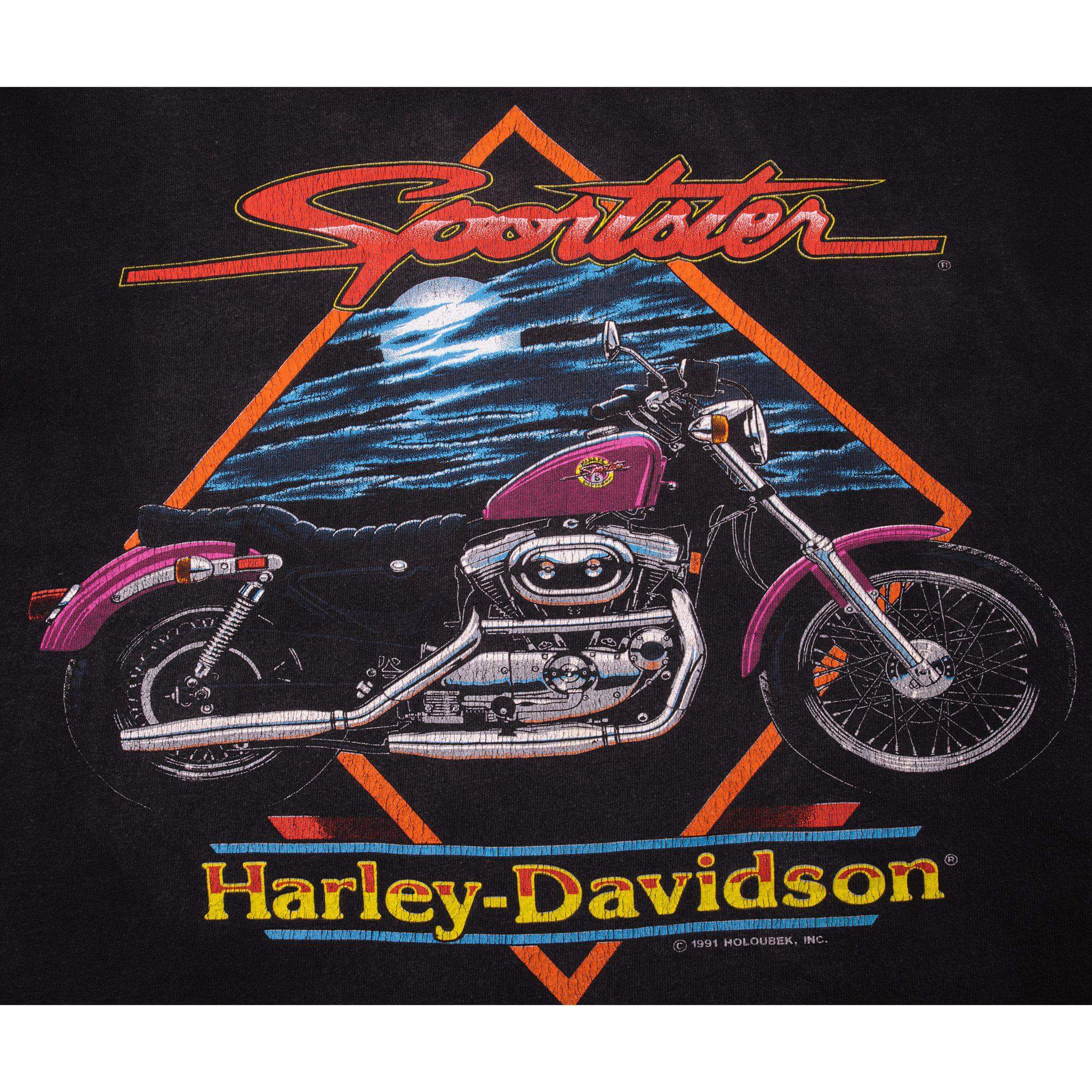 VINTAGE HARLEY DAVIDSON TEE SHIRT 1991 SIZE MEDIUM MADE IN USA