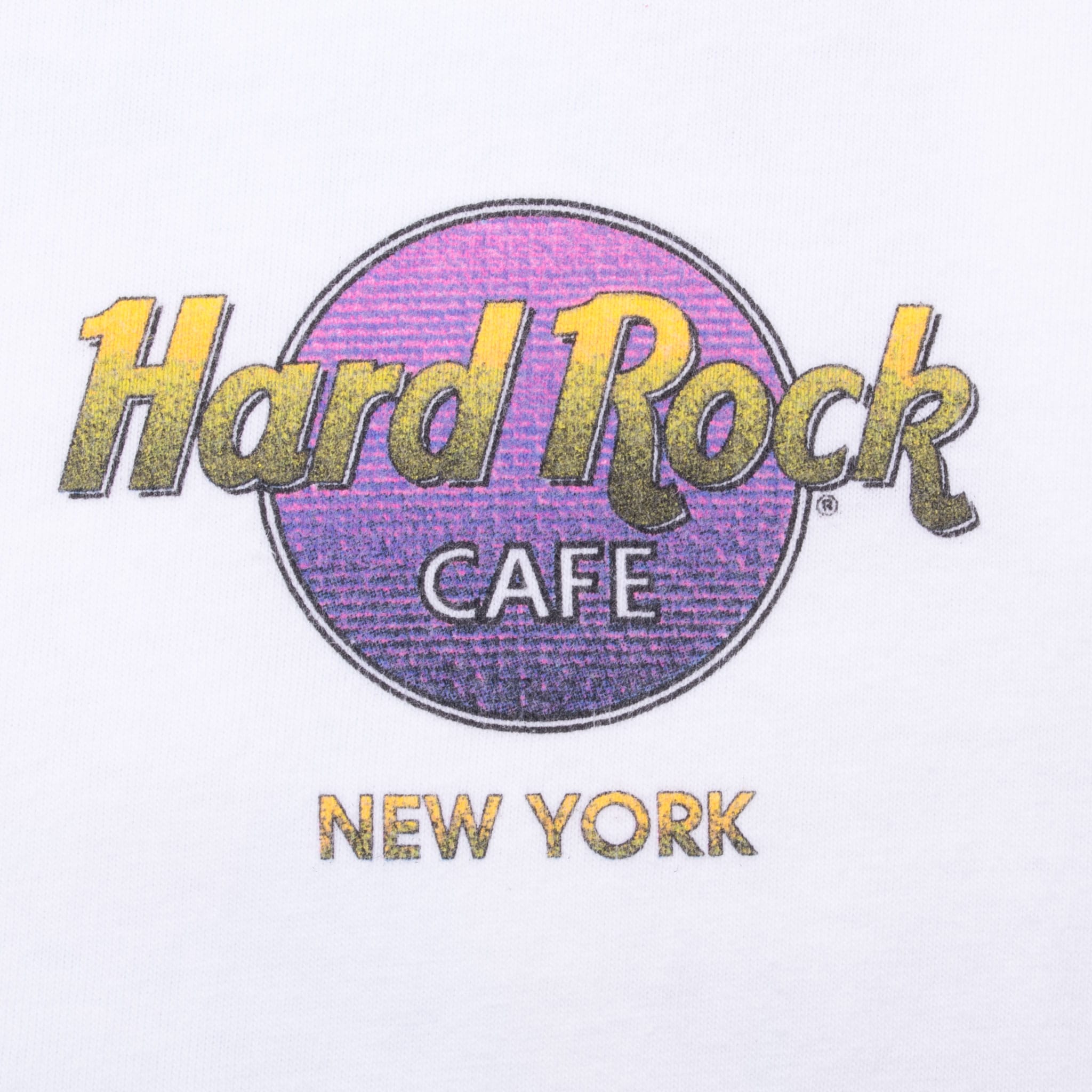Vintage Hard Rock Cafe New York Tee Shirt 1990S Size Large Made In Usa