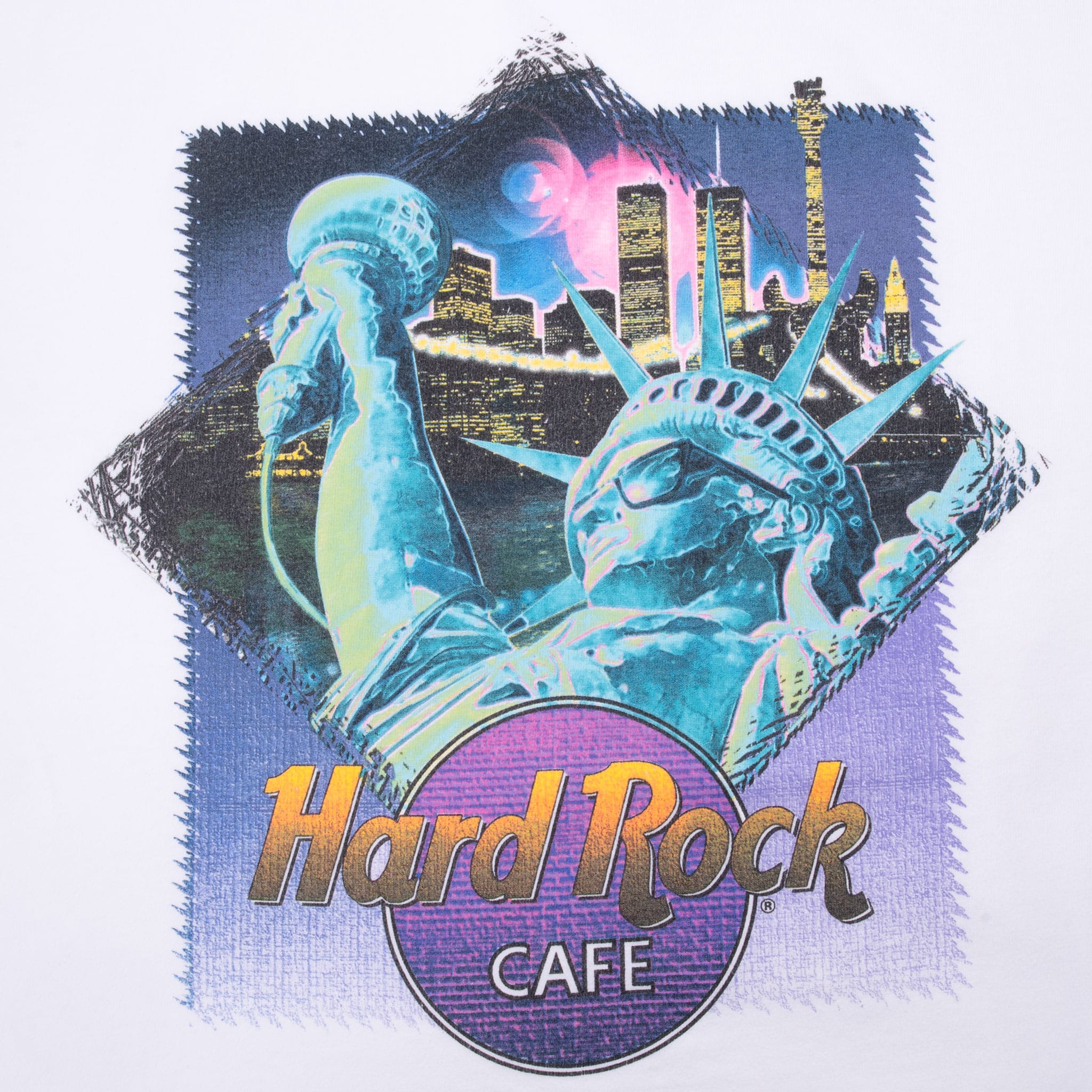 Vintage Hard Rock Cafe New York Tee Shirt 1990S Size Large Made In Usa